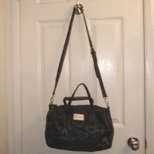 Kenneth Cole Reaction Nylon Logo Shoulder Tote Duffel Bag